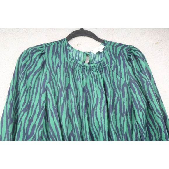 THML Long Balloon Sleeve Silky Dress-Size Small-Lined - Picture 4 of 11